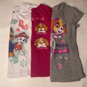 ‼️2/$18 3pk paw patrol toddler shirts